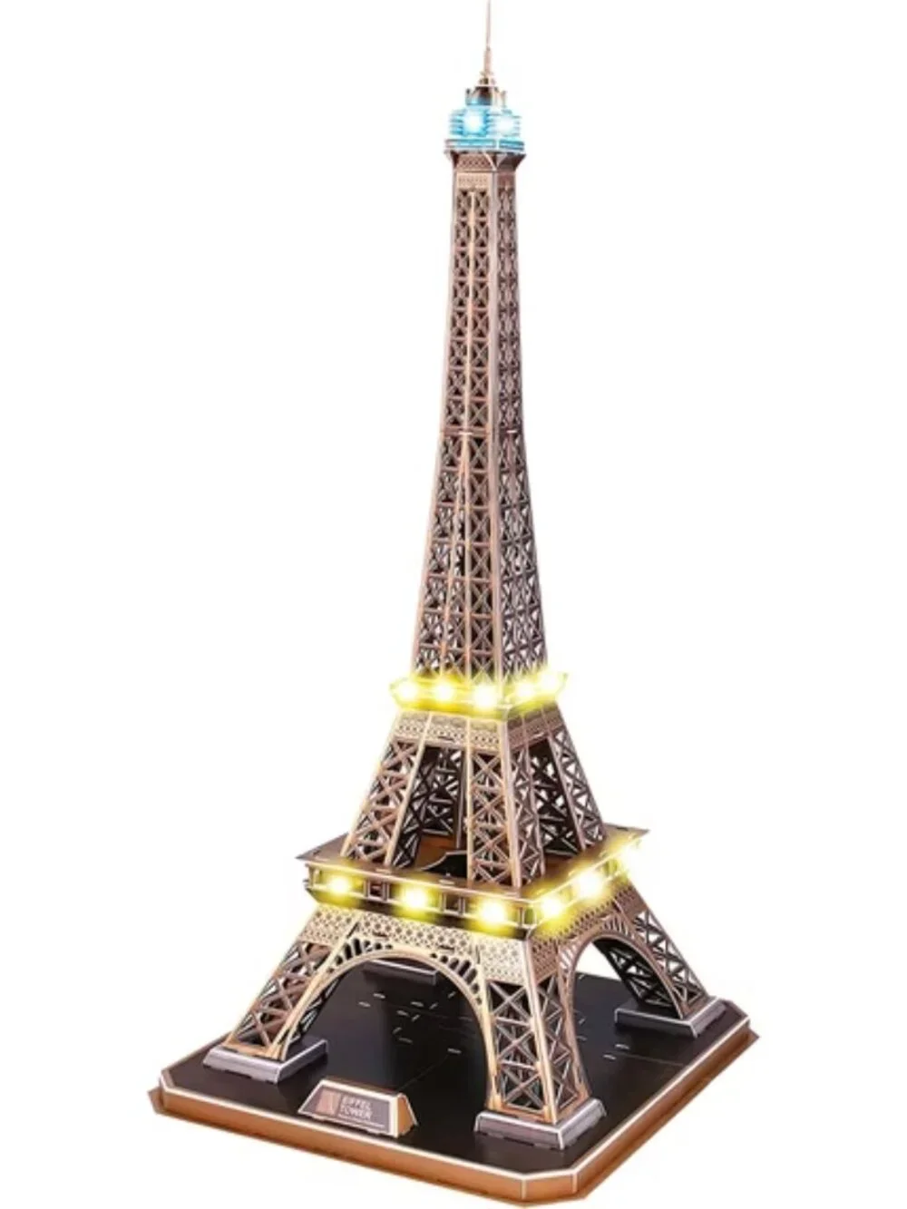 NIB Revell Eiffel Tower LED 3D Puzzle 84 Piece Model Kit